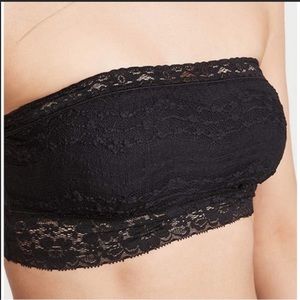Free People Lace Bandeau Bra L